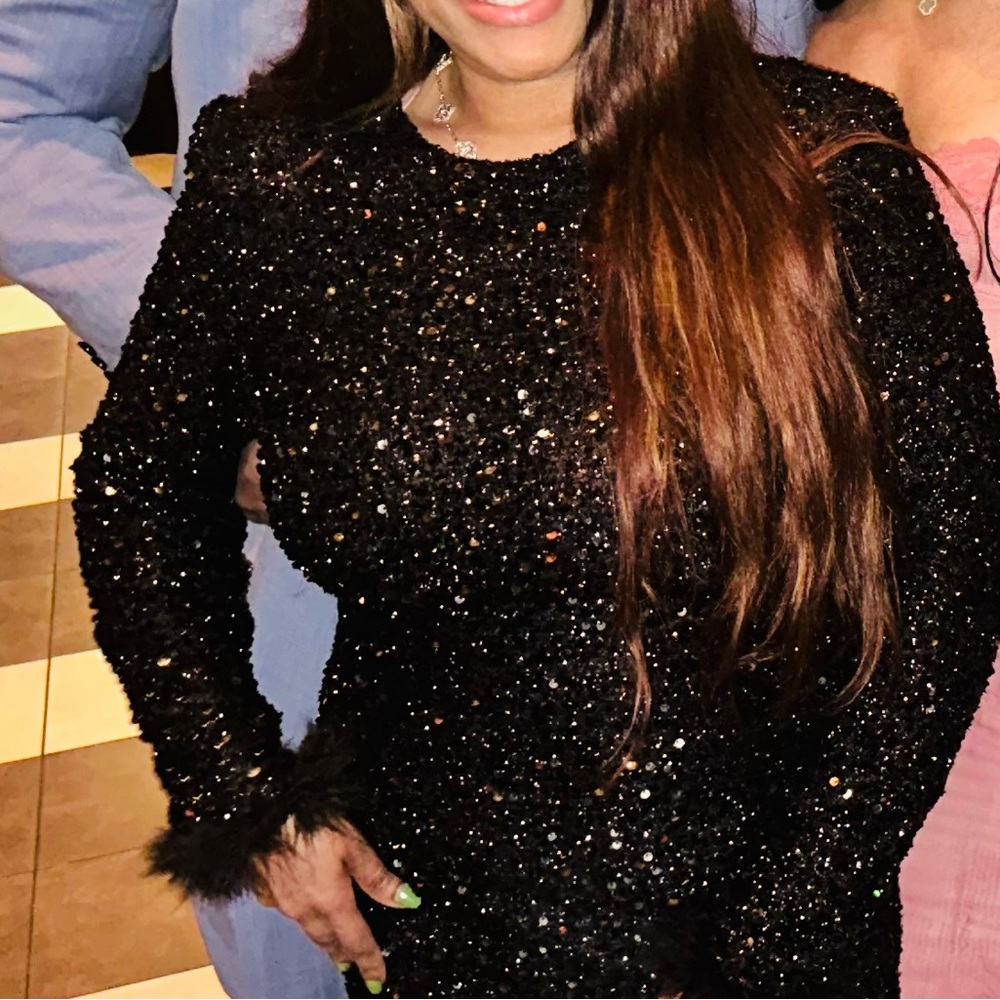 Fashion nova foreign cars sequin dress